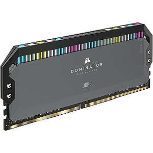 Corsair DDR5 - 32 GB - 5200 - CL - 40 - dvigubas komplektas, atmintis (juoda, CMT32GX5M2B5200Z40, Dominator Platinum RGB, skirta AMD)
