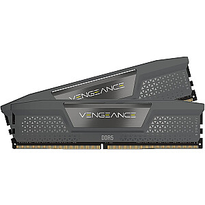 Corsair DDR5 — 64 ГБ — 5200 — CL — 40 — двойной комплект, память (черный, CMK64GX5M2B5200Z40, Vengeance, для AMD)