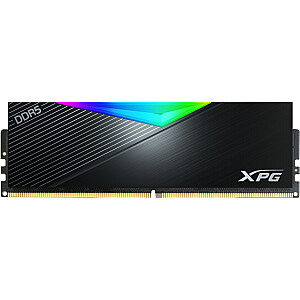 ADATA 16 GB DDR5-5600 atmintis (juoda, AX5U5600C3616G-CLARB, XPG Lancer RGB, XMP, EXPO, skirta AMD)