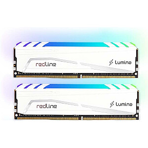 Mushkin 32GB DDR4-3200 atminties rinkinys (baltas, MLB4C320EJJP16GX2, Redline Lumina White, XMP)