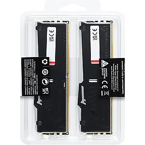 Двойной комплект Kingston Beast RGB DDR5 16 ГБ 5200-40