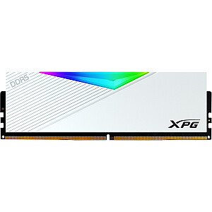 ADATA DDR5 8GB - 6000 - CL - 32 - Vienas rinkinys - DIMM - AX5U6400C3216G-CLARWH, Lancer RGB, XMP, balta