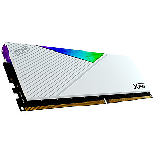 ADATA DDR5 32 ГБ — 6000 — CL — 30 — одиночный комплект — DIMM — AX5U6000C3032G-CLARWH, Lancer RGB, XMP, белый