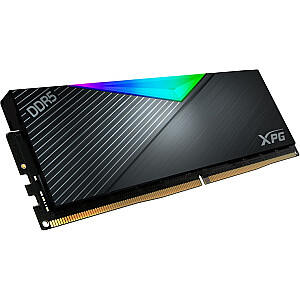 ADATA DDR5 32 GB - 6400 - CL - 32 - Dvigubas komplektas - AX5U6400C3216G-DCLARBK, Lancer RGB, XMP, juodas