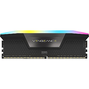 Corsair DDR5 32 ГБ — 7000 — CL — 34 — двойной комплект — DIMM, CMH32GX5M2X7000C34, Vengeance RGB, XM, черный