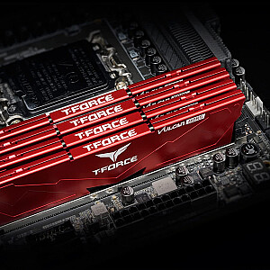 Komandos grupė DDR5 64GB - 5200 - CL - 40 - Dvigubas rinkinys - DIMM - FLRD564G5200HC40CDC01, VULCAN, XMP, raudona