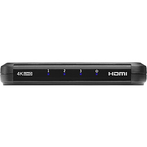 Vienas visiems Smart HDMI jungiklis SV1632 4K HDMI jungiklis (juodas, Full HD HDMI jungiklis)