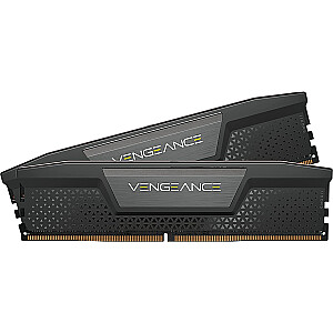 „Corsair“ 32 GB DDR5-6400 atminties rinkinys (juodas, CMK32GX5M2B6400C36, „Vengeance“)