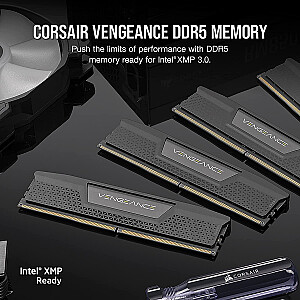 Комплект Corsair 32 ГБ DDR5-6400, память (черный, CMK32GX5M2B6400C36, Vengeance)