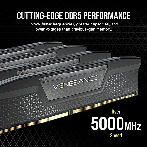 „Corsair“ 32 GB DDR5-6400 atminties rinkinys (juodas, CMK32GX5M2B6400C36, „Vengeance“)