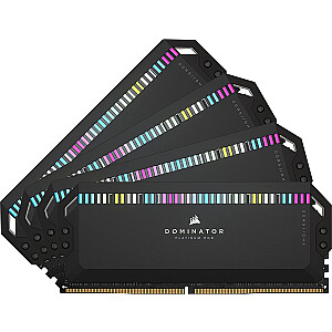 Комплект Corsair 64 ГБ DDR5-6200, память (черный, CMT64GX5M4B6200C32, Dominator Platinum RGB, XMP)