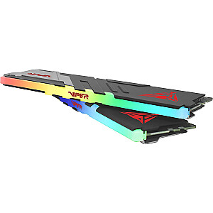 Патриот 32 ГБ DDR5-7000 Kit, память (черный, PVVR532G700C32K, Viper Venom RGB, XMP)