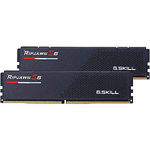 Двойной комплект G.Skill DIMM 48 ГБ DDR5-5600 (2x 24 ГБ), ОЗУ (черный, F5-5600J4040D24GX2-R, Ripjaws S5, XMP)