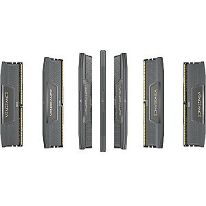 Corsair DDR5 — 64 ГБ — 6000 — CL — 30 (2x 32 ГБ), двойной комплект, ОЗУ (серый, CMK64GX5M2B6000Z30, Vengeance)