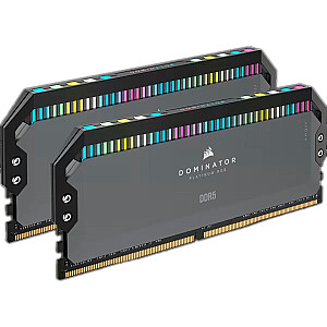 Corsair DDR5 — 32 ГБ — 6000 — CL — 30 (2x 16 ГБ), двойной комплект, ОЗУ (черный, CMT32GX5M2B6000Z30K, Dominator Platinium, AMD EXPO)
