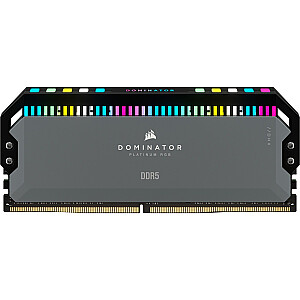 Corsair DDR5 - 32 GB - 6000 - CL - 30 (2x 16 GB), dvigubas komplektas, RAM (juoda, CMT32GX5M2B6000Z30K, Dominator Platinium, AMD EXPO)