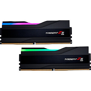 G.Skill DDR5 — 48 ГБ — 7600 — CL — 38 (2x 24 ГБ) двойной комплект, ОЗУ (черный, F5-7600J3848F24GX2-TZ5RK, Trident Z5 RGB, INTEL XMP)