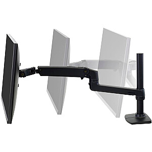 Ergotron LX monitoriaus svirtis su monitoriaus laikikliu ant aukšto stovo (juoda)