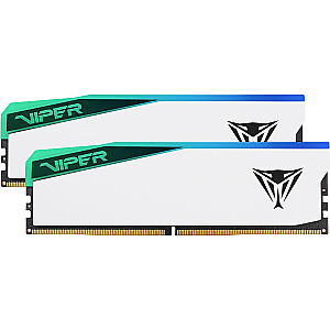 Патриот DDR5 — 96 ГБ — 6000 — CL — 42 (2x 48 ГБ) двойной комплект, ОЗУ (белый, PVER596G60C42KW, Elite 5 RGB, INTEL XMP, AMD EXPO)
