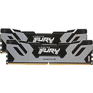 Kingston FURY DDR5 — 64 ГБ — 6400 — CL — 32 (2x 32 ГБ) двойной комплект, ОЗУ (черный, KF564C32RSK2-64, Renegade XMP, INTEL XMP)