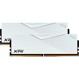 ADATA DDR5 — 64 ГБ — 6400 — CL — 32 (2x 32 ГБ), двойной комплект, ОЗУ (белый, AX5U6400C3232G-DCLAWH, XPG Lancer, INTEL XMP, AMD EXPO)