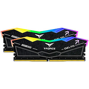 Komandos grupė DDR5 – 96 GB – 6800 – CL – 36 (2x 48 GB), dvigubas komplektas, RAM (juoda, FF3D596G6800HC36DDC01, Delta RGB, INTEL XMP)