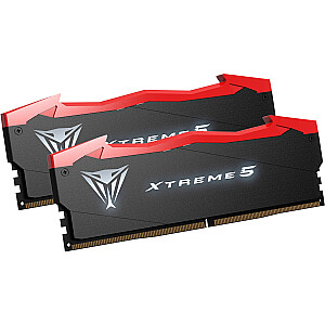 „Patriot DDR5“ – 32 GB – 7600 – CL – 36 (2 x 16 GB), dvigubas rinkinys, RAM (juoda, PVX532G76C36K, „Viper Elite 5 RGB“, INTEL XMP)