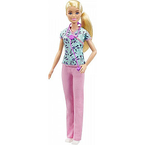 Карьерная медсестра Mattel Barbie Doll GTW39 DVF50