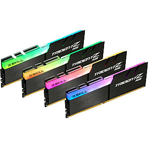 G.Skill DDR4 — 32 ГБ — 3600 — CL — 18 — комплект Quad, Trident Z RGB (черный, F4-3600C18Q-32GTZR)