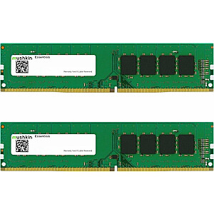 Mushkin DDR4 - 64 GB - 3200 - CL - 22 - dvigubas komplektas, RAM (MES4U320NF32GX2, Essentials)