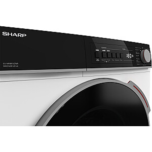 Sharp ES-NFB814CWA-DE, skalbimo mašina (balta, pažangus inverterinis variklis)