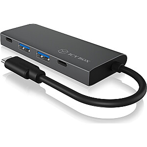 Ноутбук Концентратор ICYBOX USB 3.1 Gen 2 Type-C