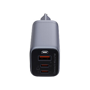 Ładowarka sieciowa PA-B6U OmniaMix II GaN 3xUSB (2xUSB C + 1xUSB A) 67 Вт QC PD AFC SCP PPS UFCS