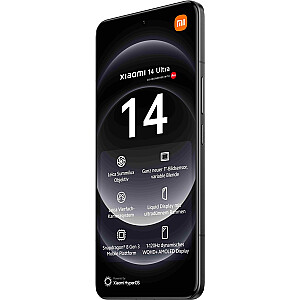 Xiaomi 14 Ultra 17,1 cm (6,73 colio) Dviejų SIM kortelių 5G USB Type-C 16 GB 512 GB 5000 mAh Juoda