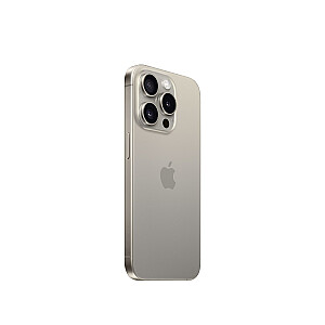 Apple iPhone 15 Pro, 15,5 см (6,1 дюйма), две SIM-карты, iOS 17, 5G, USB Type-C, 256 ГБ, титановый