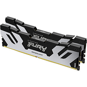 Kingston FURY DDR5 32GB - 6800 - CL - 36 - Dvigubas rinkinys - DIMM, KF568C36RSK2-32, Fury Renegade RGB, XMP, juodas