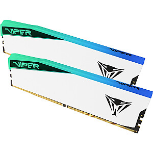 Патриот DDR5 — 48 ГБ — 6000 — CL — 42 (2x 24 ГБ) двойной комплект, ОЗУ (белый, PVER548G60C42KW, Viper Elite 5 RGB, INTEL XMP, AMD EXPO)