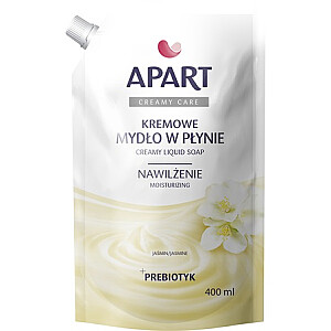 APART NATURAL Prebiotic Refill kreminis skystas muilas Silk and Jasmine 400ml