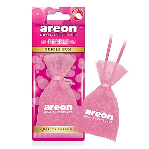 AREON Pearls automobilių kvapas Bubble Gum maišelyje.