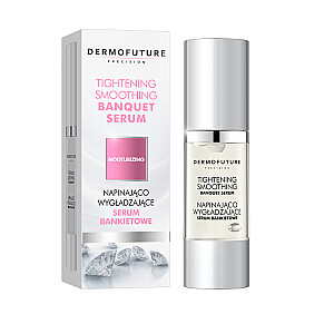 DERMOFUTURE Moisturizing Tightening Smoothing Banquet Serum подтягивающая и разглаживающая банкетная сыворотка для лица 30мл