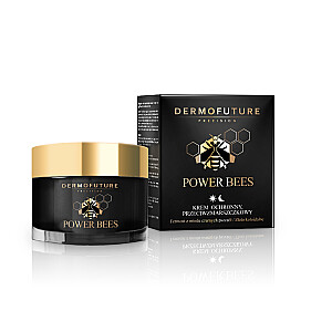 DERMOFUTURE Power Bees Protective Anti-Wrinkle Cream apsauginis kremas nuo raukšlių dienai ir nakčiai 50ml