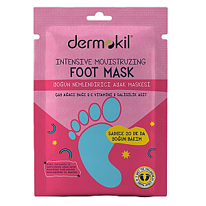 Intensyviai drėkinanti pėdų kaukė DERMOKIL Intensiv Mouistruzing Foot Mask 30ml