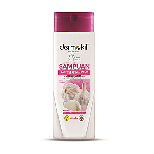 DERMOKIL Natural Hair šampūnas nusilpusiems plaukams Česnakai 400ml