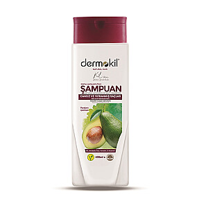 DERMOKIL Natural Hair šampūnas pažeistiems plaukams Avocado 400ml