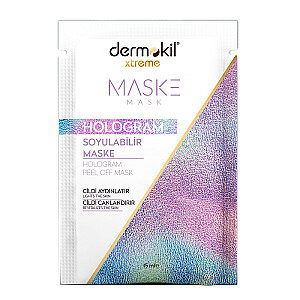 DERMOKIL Peel Off Mask Hologramos šviesinanti veido kaukė 15ml