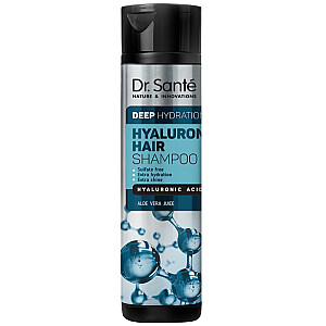 Plaukų šampūnas DR.SANTE Hyaluron Hair su drėkinančia hialurono rūgštimi 250ml