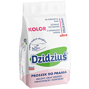 DZIDZIUŚ Itin švelnūs skalbimo milteliai kūdikių drabužiams Spalva 1,5 kg