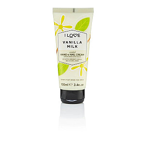 I LOVE Scented Hand & Nail Cream увлажняющий крем для рук и ногтей «Ванильное молоко» 100 мл