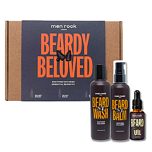 SET MENROCK Beardy Beloved raminantis ąžuolo samanų šampūnas do Brody 100ml + balzamas do Brody 100ml