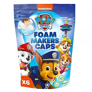 PAW PATROL Foam Makers Caps vonios putoms 6x16g